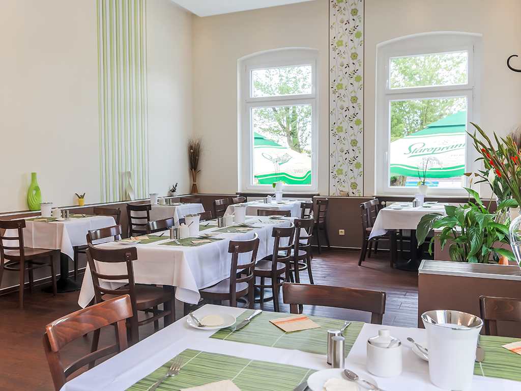 Frühstücksrestaurant im Hotel City Residence in Frankfurt Oder